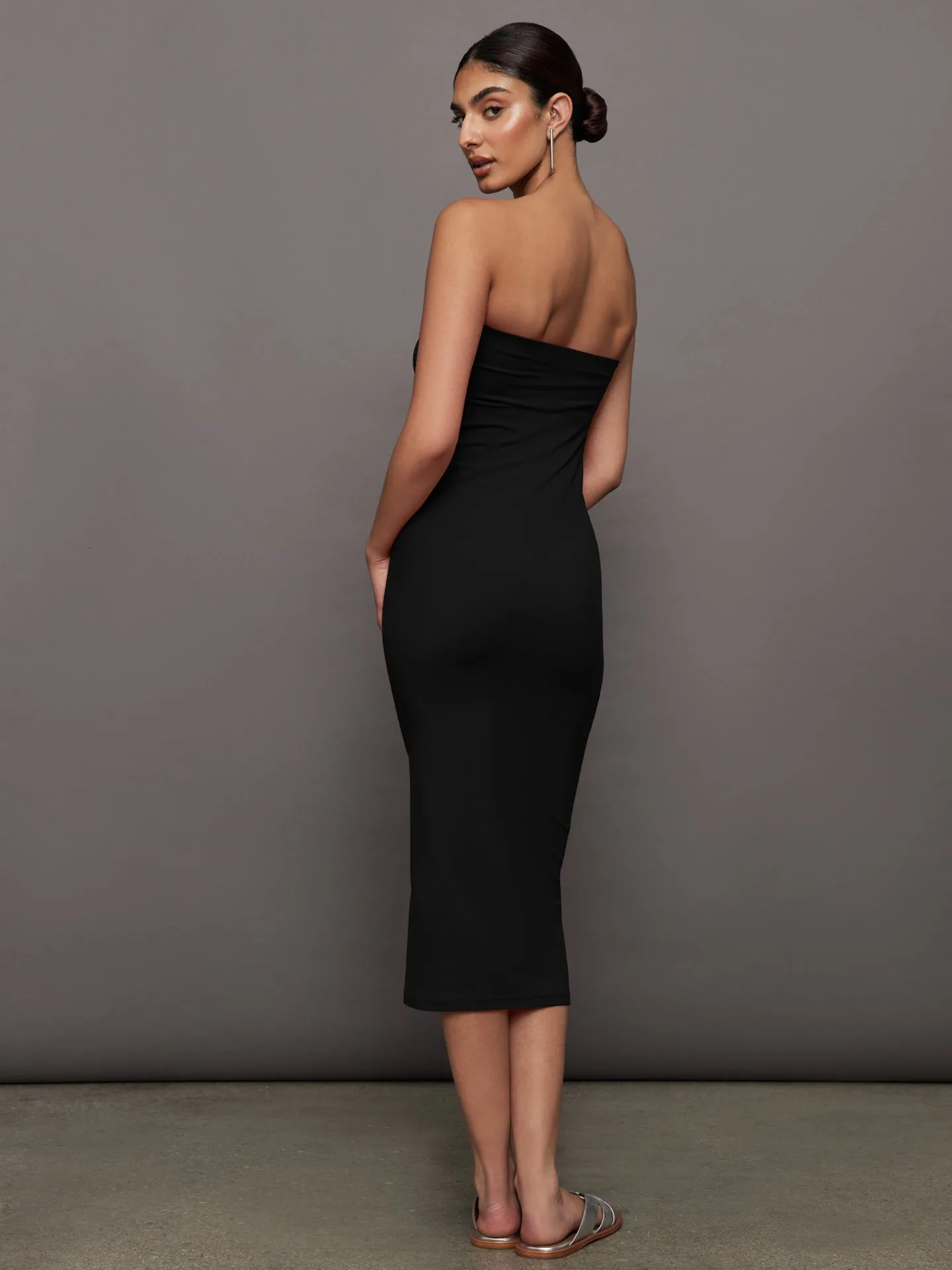 Strapless Dress in Melt - Black sold by Carbon38 product image thumbnail 2