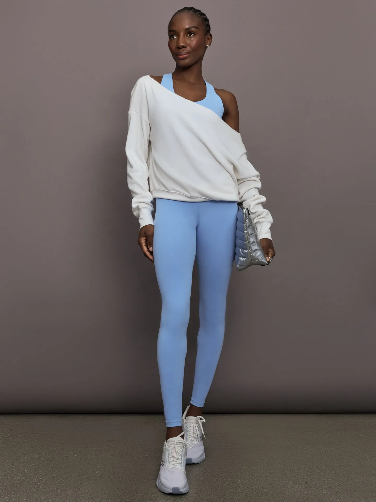 High Rise Full-Length Legging in Diamond Compression - Serenity sold by Carbon38 product image thumbnail 2