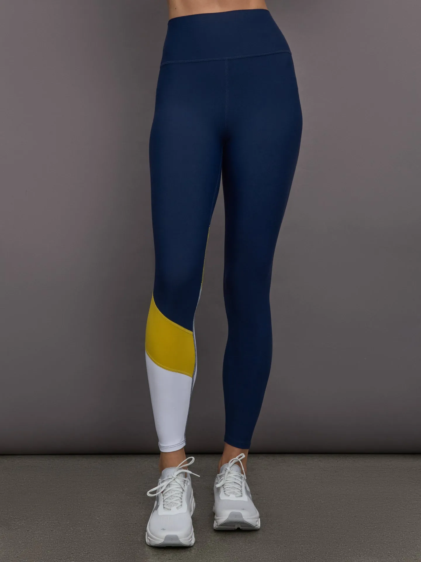Colorblock Legging in Melt - Navy/Mango/White sold by Carbon38 product image thumbnail 3