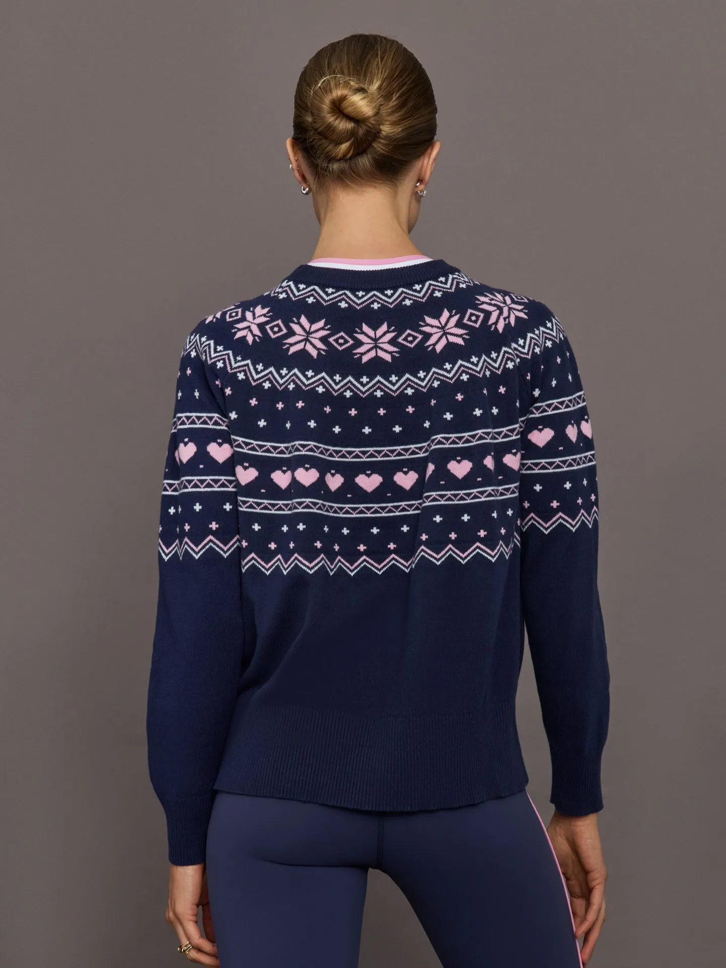 Elizabeth Sweater - Snowy Peaks Fairisle sold by Carbon38 product image thumbnail 3