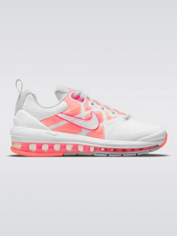 Air Max Genome Sneaker - White/Platinum Tint-Bright Mango sold by Carbon38