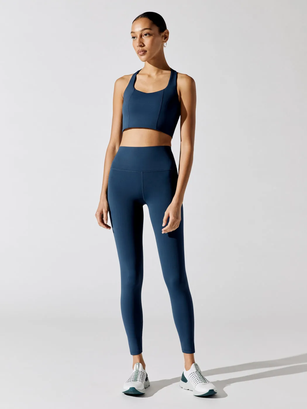 T Back Bra In Diamond Compression - French Navy sold by Carbon38 product image thumbnail 2