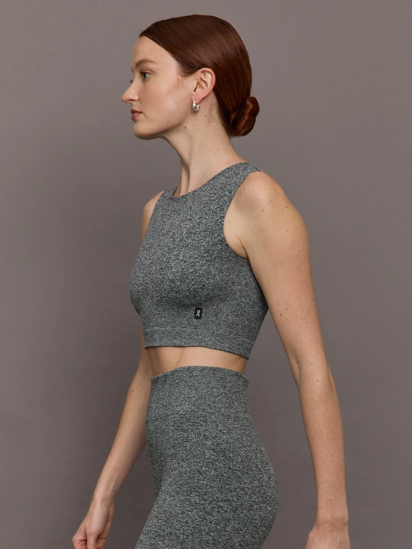 Studio Knit Crop - Graphite Heather sold by Carbon38 product image thumbnail 3