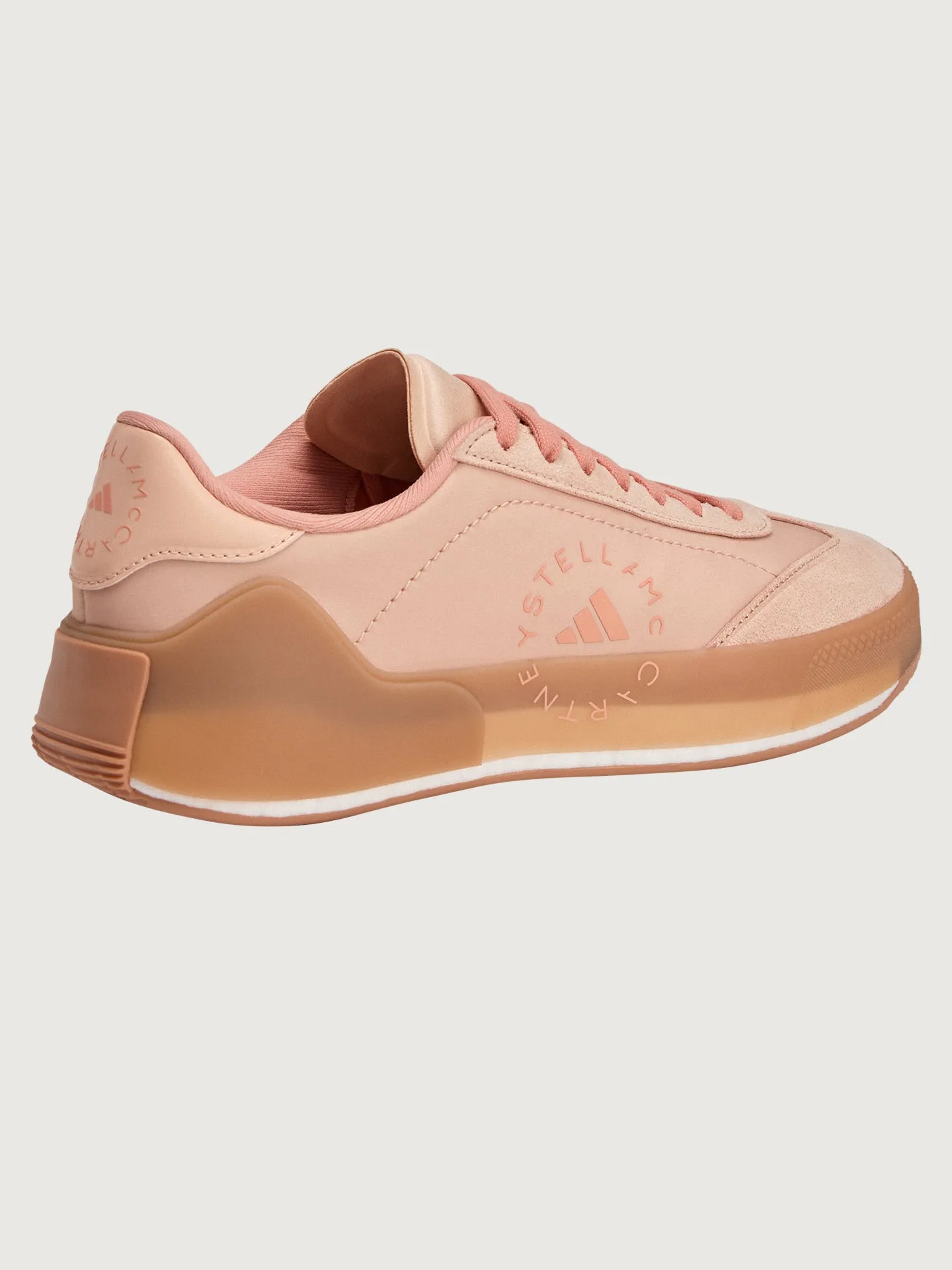 adidas by Stella McCartney COURT BOOST - Soft Powder/Soft Powder/Charcoal sold by Carbon38 product image thumbnail 3