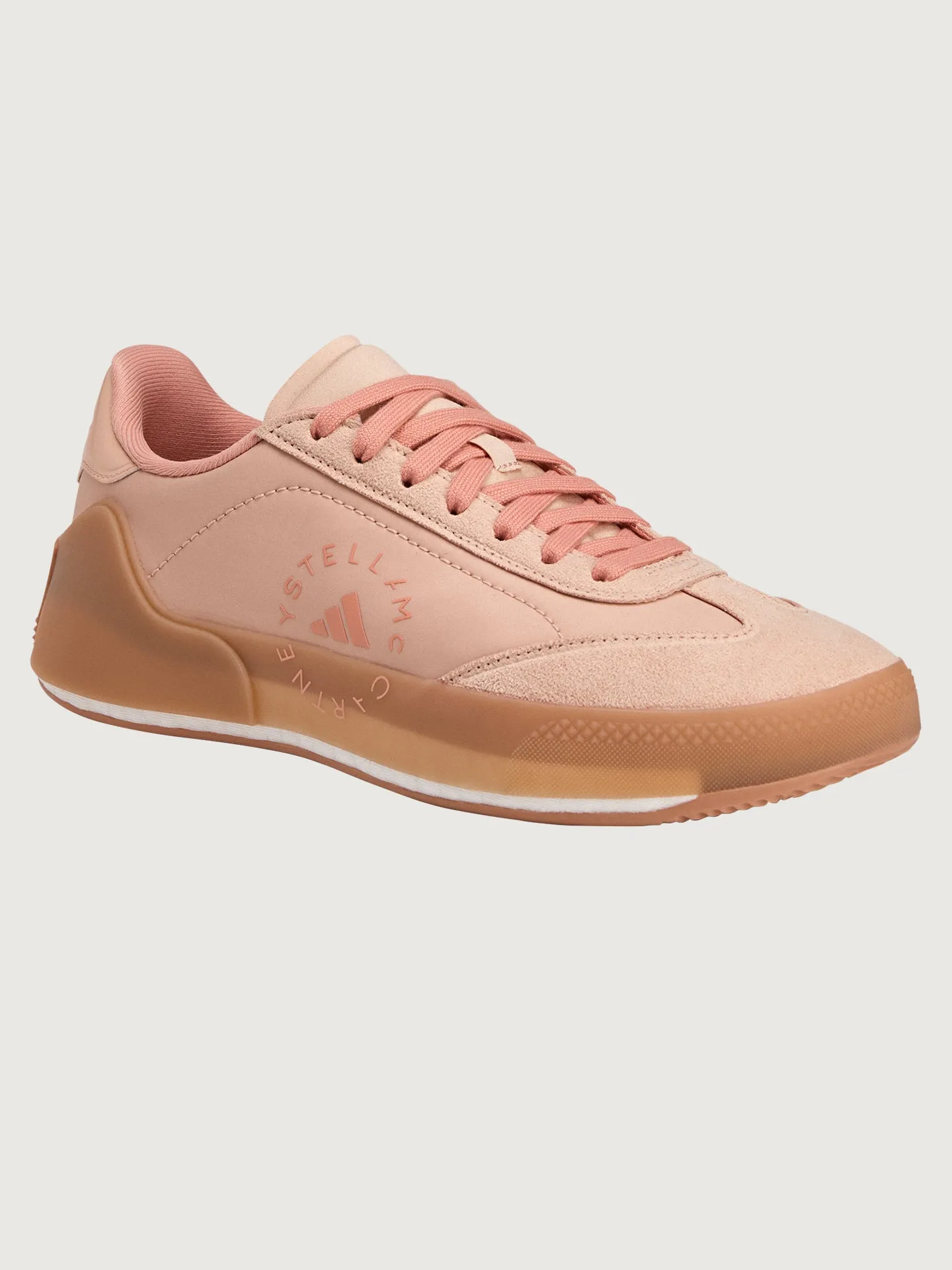 adidas by Stella McCartney COURT BOOST - Soft Powder/Soft Powder/Charcoal sold by Carbon38 product image thumbnail 5