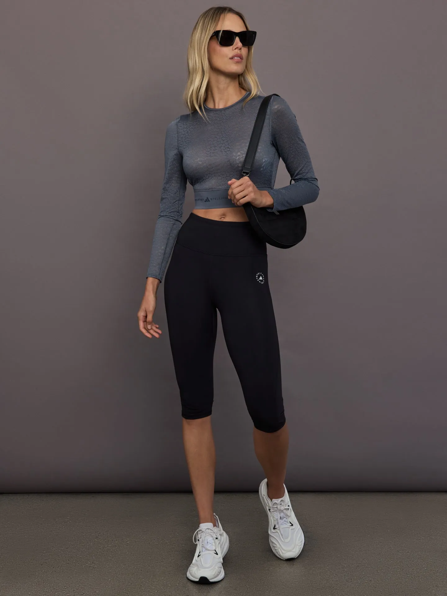 adidas by Stella McCartney Yoga Capri - Black sold by Carbon38 product image thumbnail 2