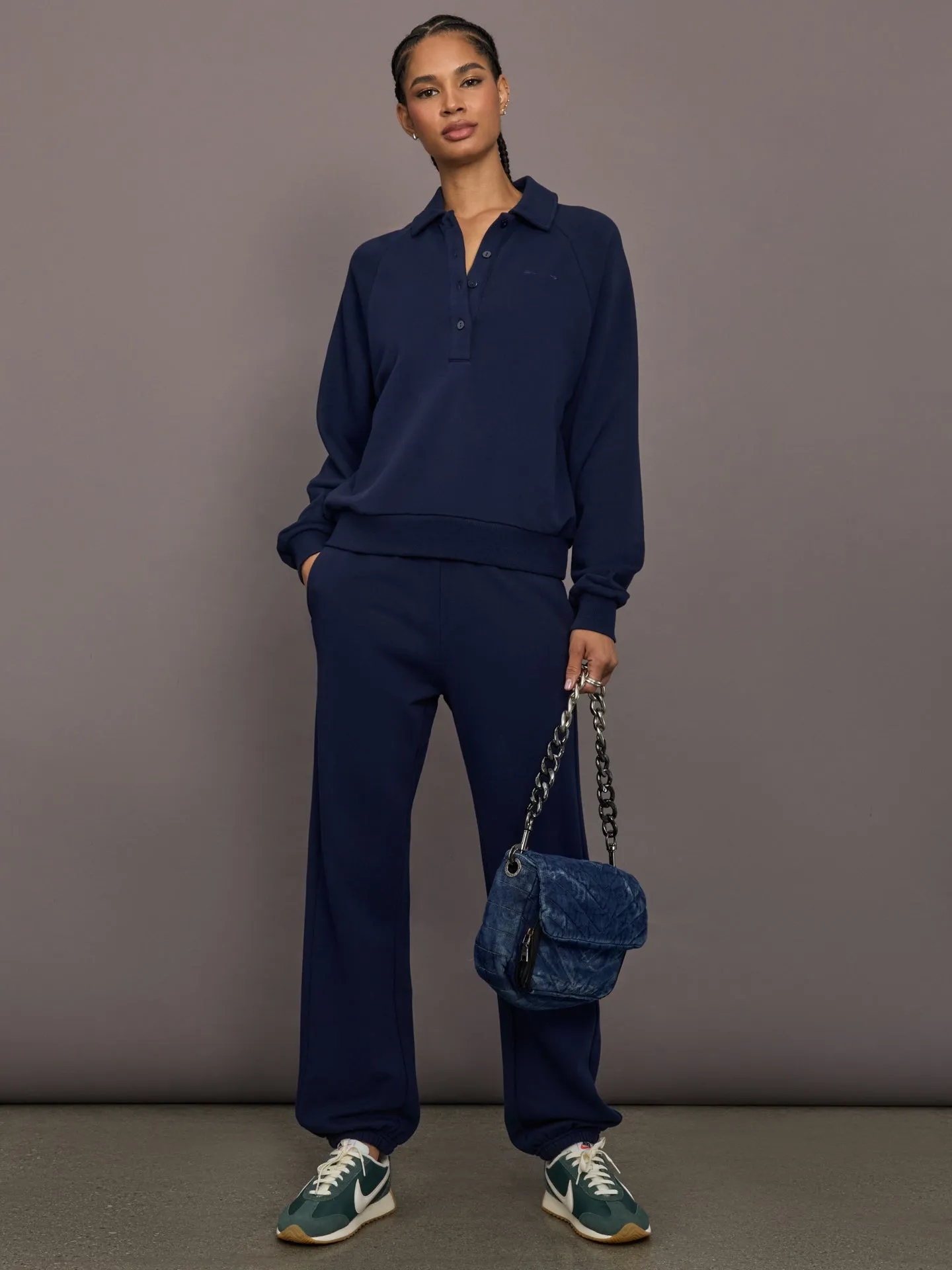 Collared Elle Polo - Navy sold by Carbon38 product image thumbnail 2