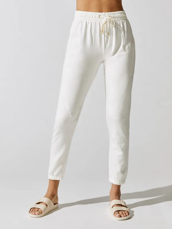 Off Duty Sweatpant - Bone sold by Carbon38