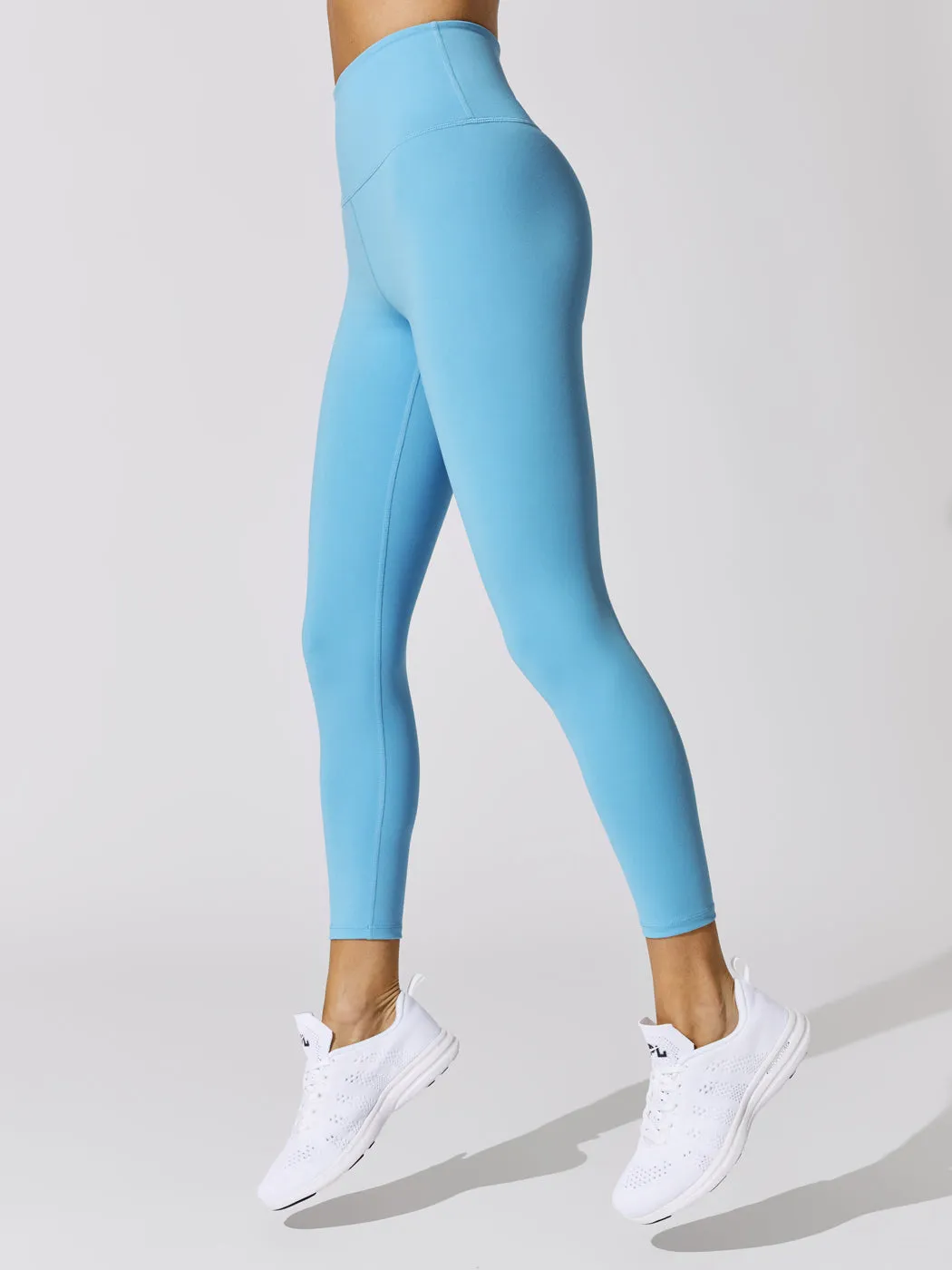 High Rise 7/8 Legging In Cloud Compression - Lake Blue sold by Carbon38 product image thumbnail 2