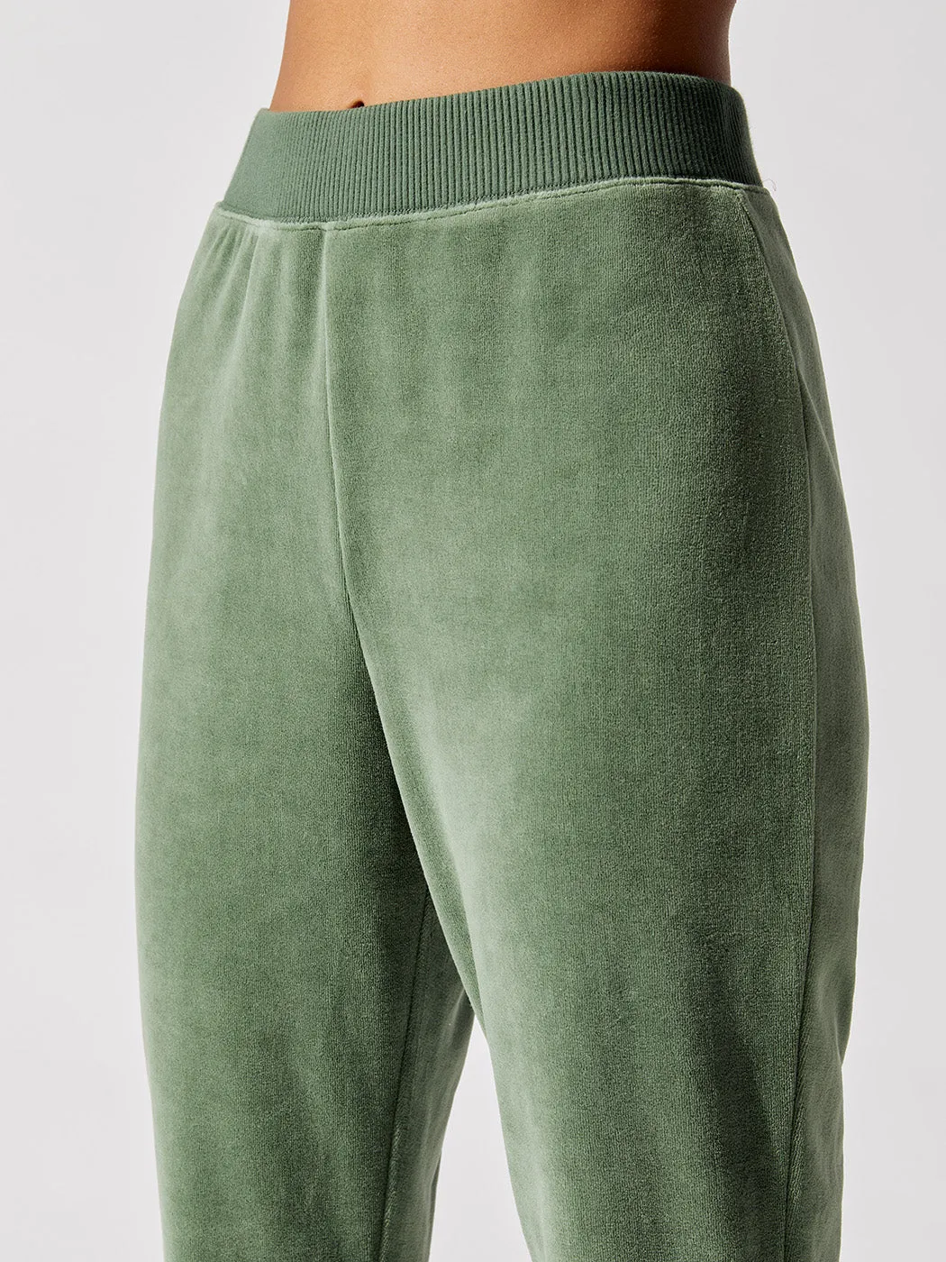 Velour Flare Pants - Evergreen sold by Carbon38 product image thumbnail 5