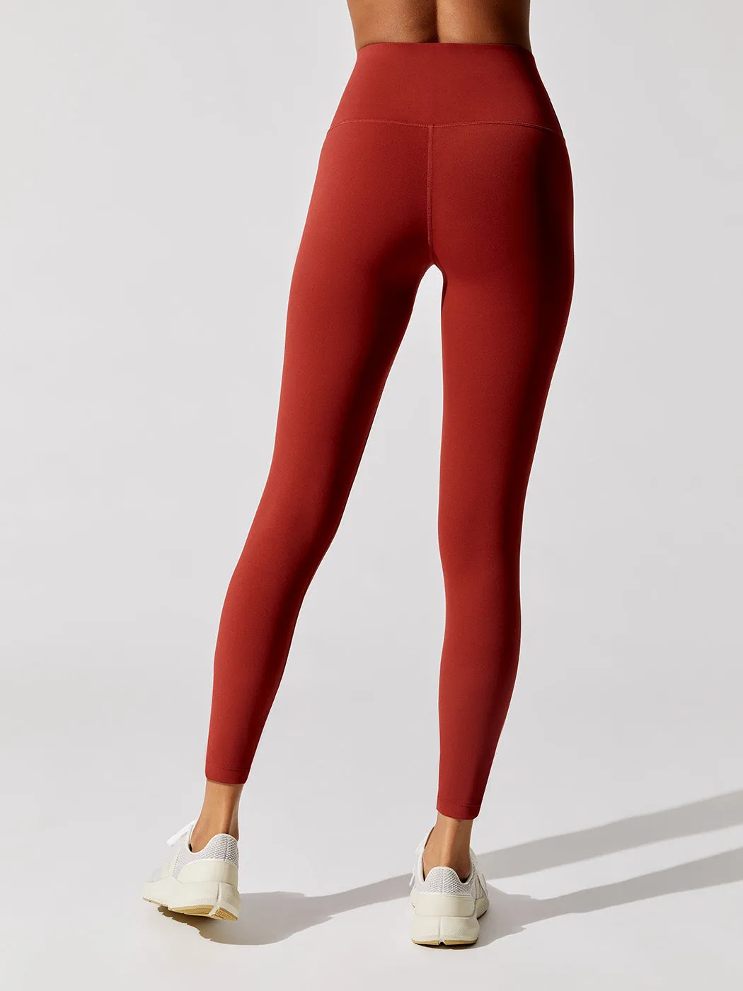 High Rise Full-length Legging In Diamond Compression - Rum Wine sold by Carbon38 product image thumbnail 3