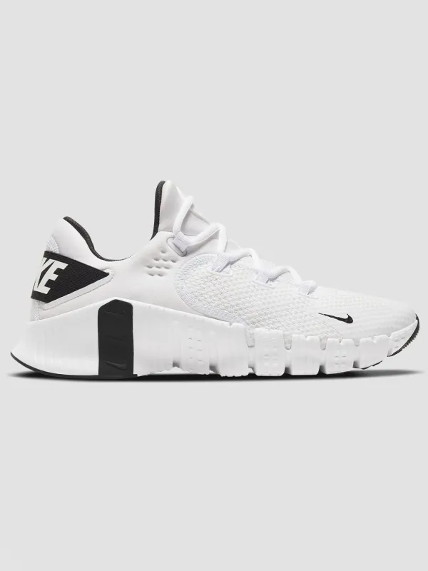 Nike Free Metcon 4 - White/White-Black sold by Carbon38