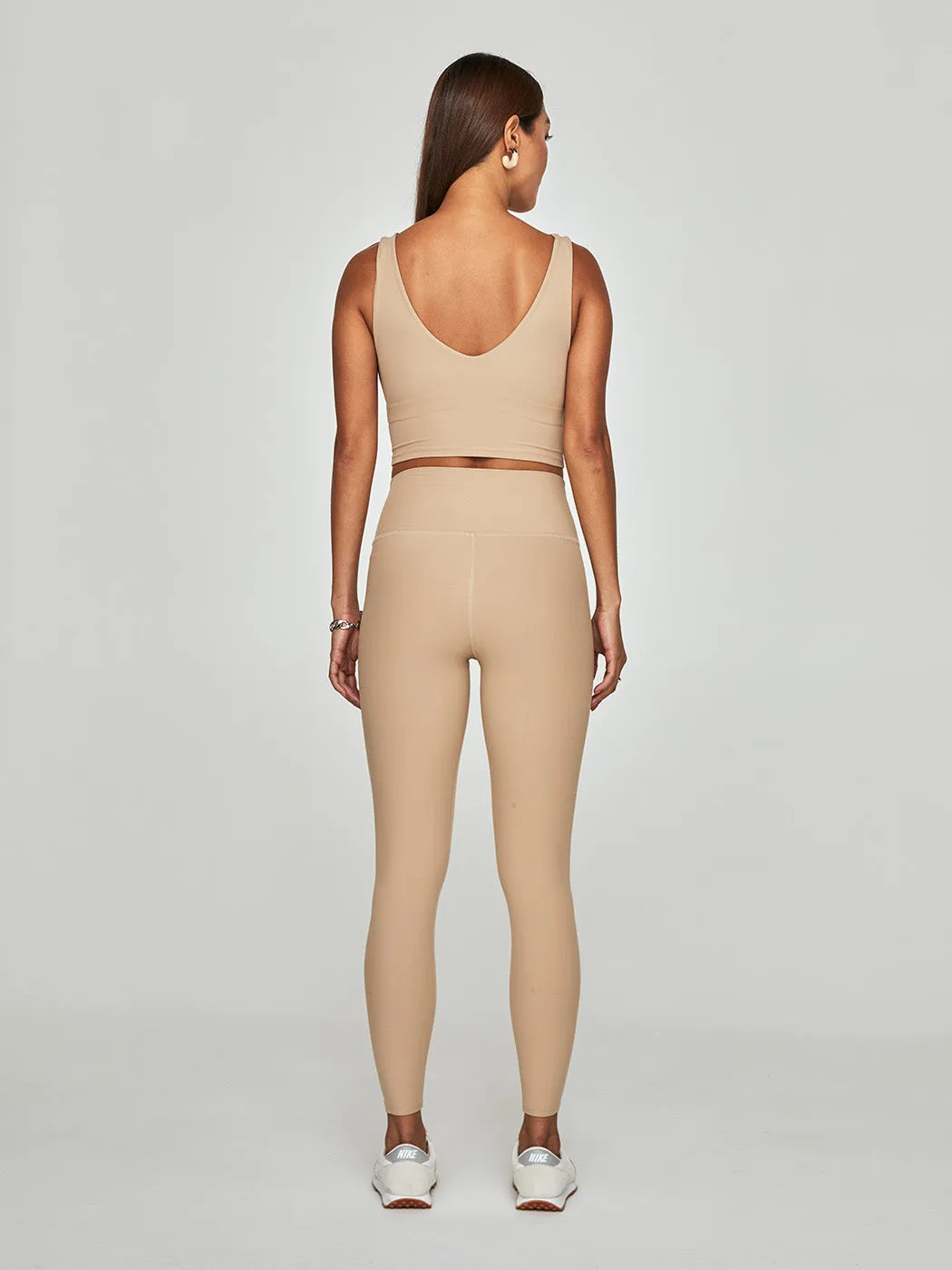 Basic Legging With Branded Taping - SANDY TAN sold by Carbon38 product image thumbnail 4