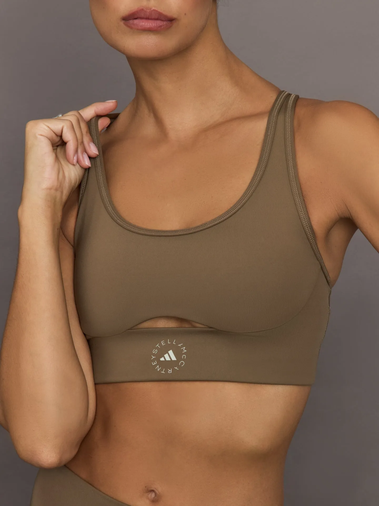 aSMC TrueStrength Yoga Bra - Brown Moss sold by Carbon38 product image thumbnail 5