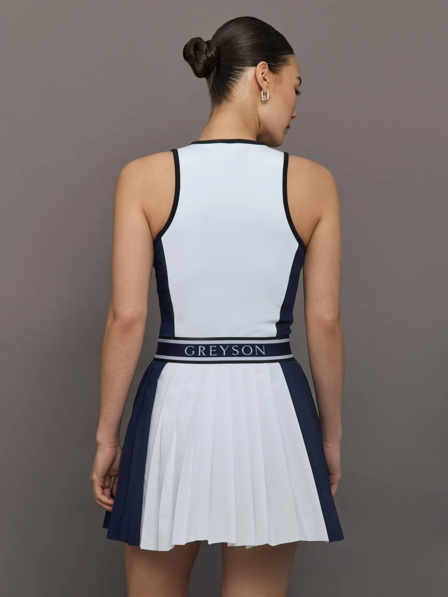 Color Block Leo Dress - Maltese Blue/Arctic sold by Carbon38 product image thumbnail 5
