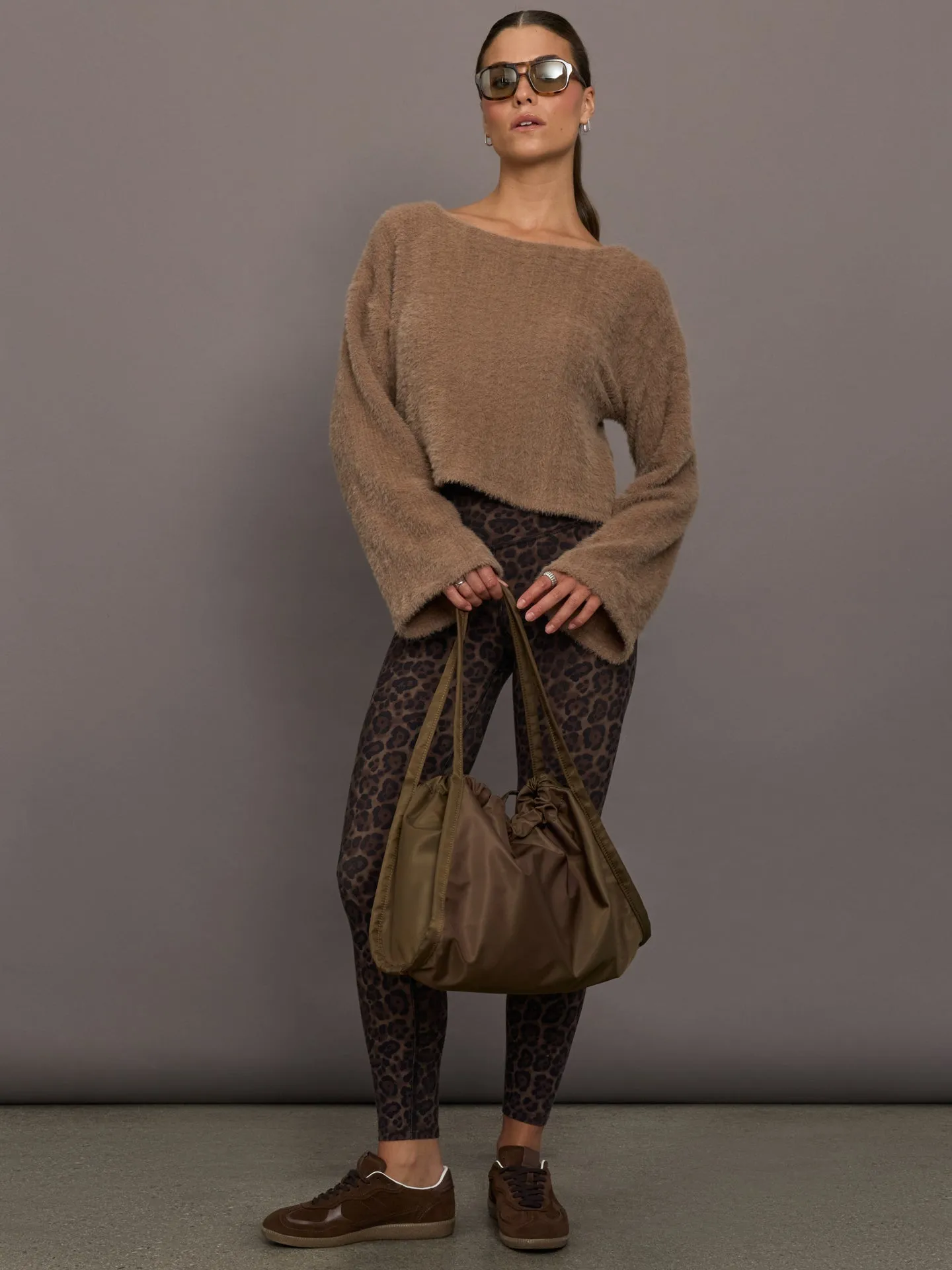 Carme Plush Lace Bell Sleeve Top - Cappuccino sold by Carbon38 product image thumbnail 3