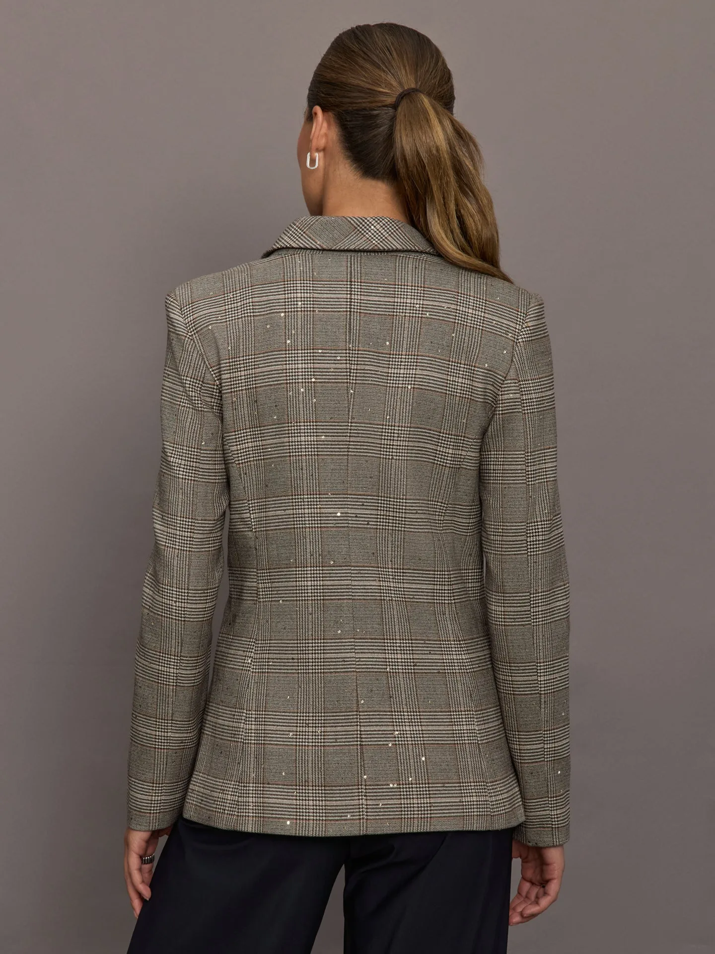 Eudora Split Sleeve Sequined POW Jacket - Koffee Bean sold by Carbon38 product image thumbnail 4