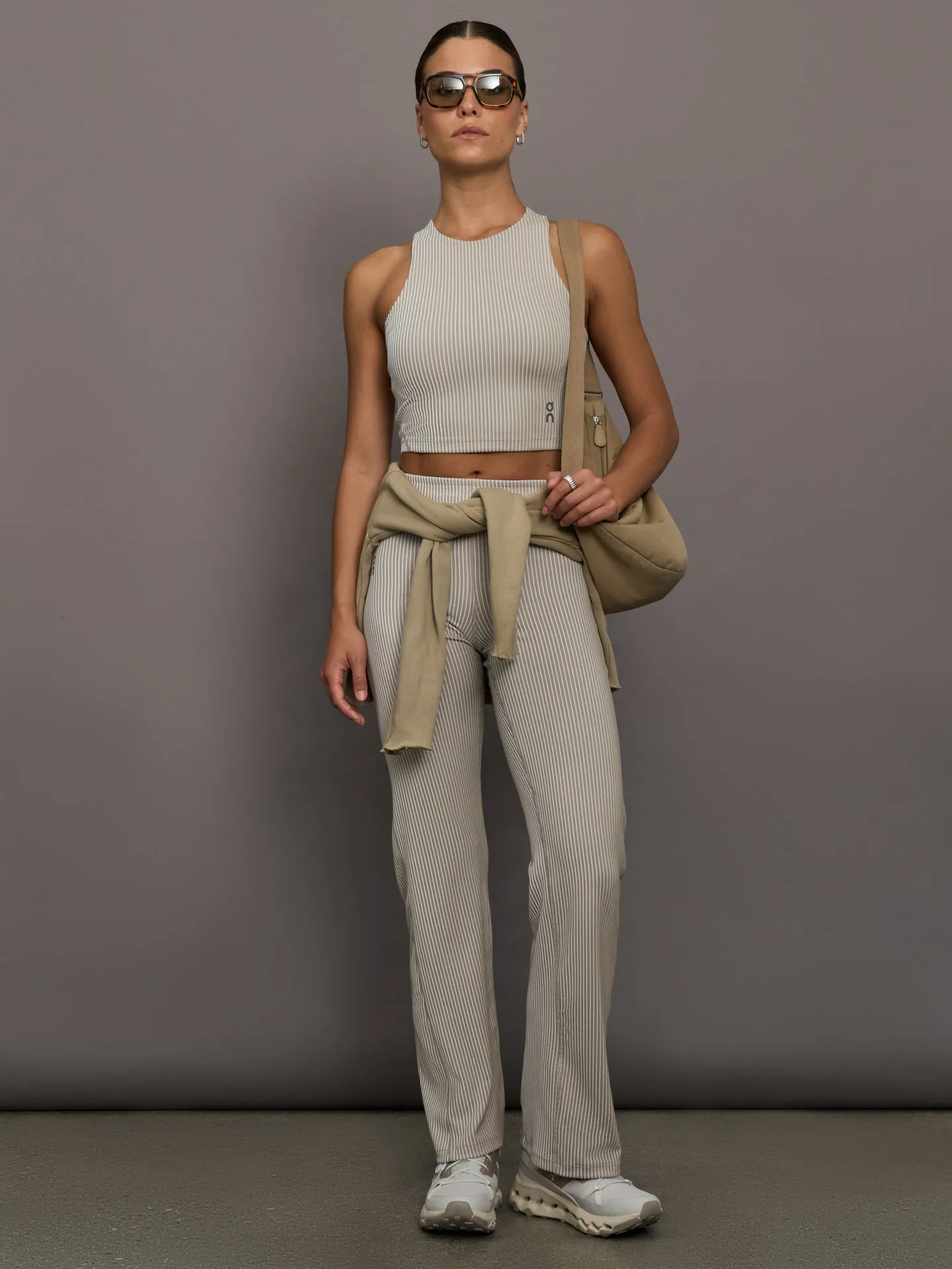 All-Day Ribbed Crop - Desert | White sold by Carbon38 product image thumbnail 2