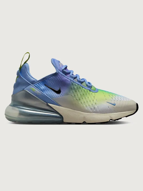 W Air Max 270 - Aluminum/Metallic Silver-Hydrangeas sold by Carbon38