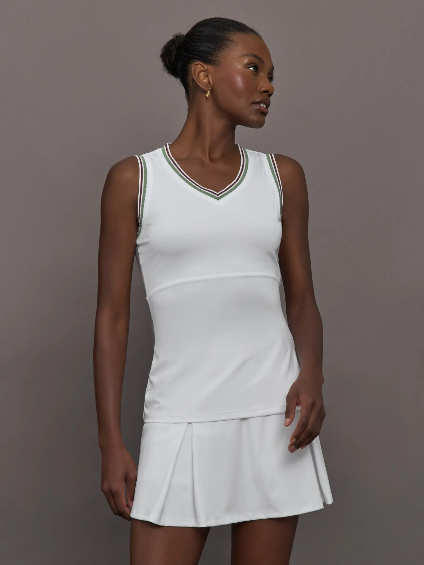 VB Tank Top - White sold by Carbon38