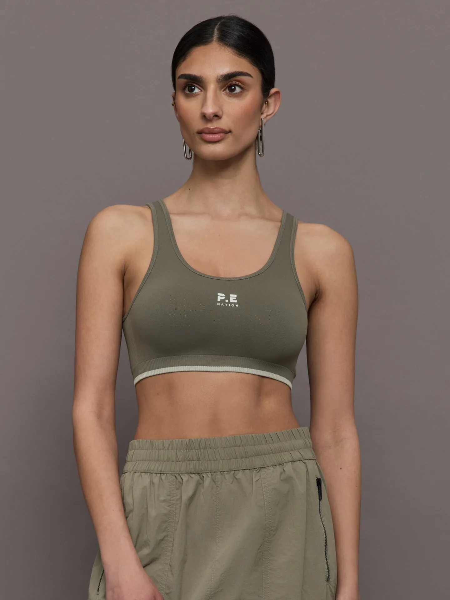 Restore Seamless Scoop Bra - Khaki Brown sold by Carbon38 product image thumbnail 2