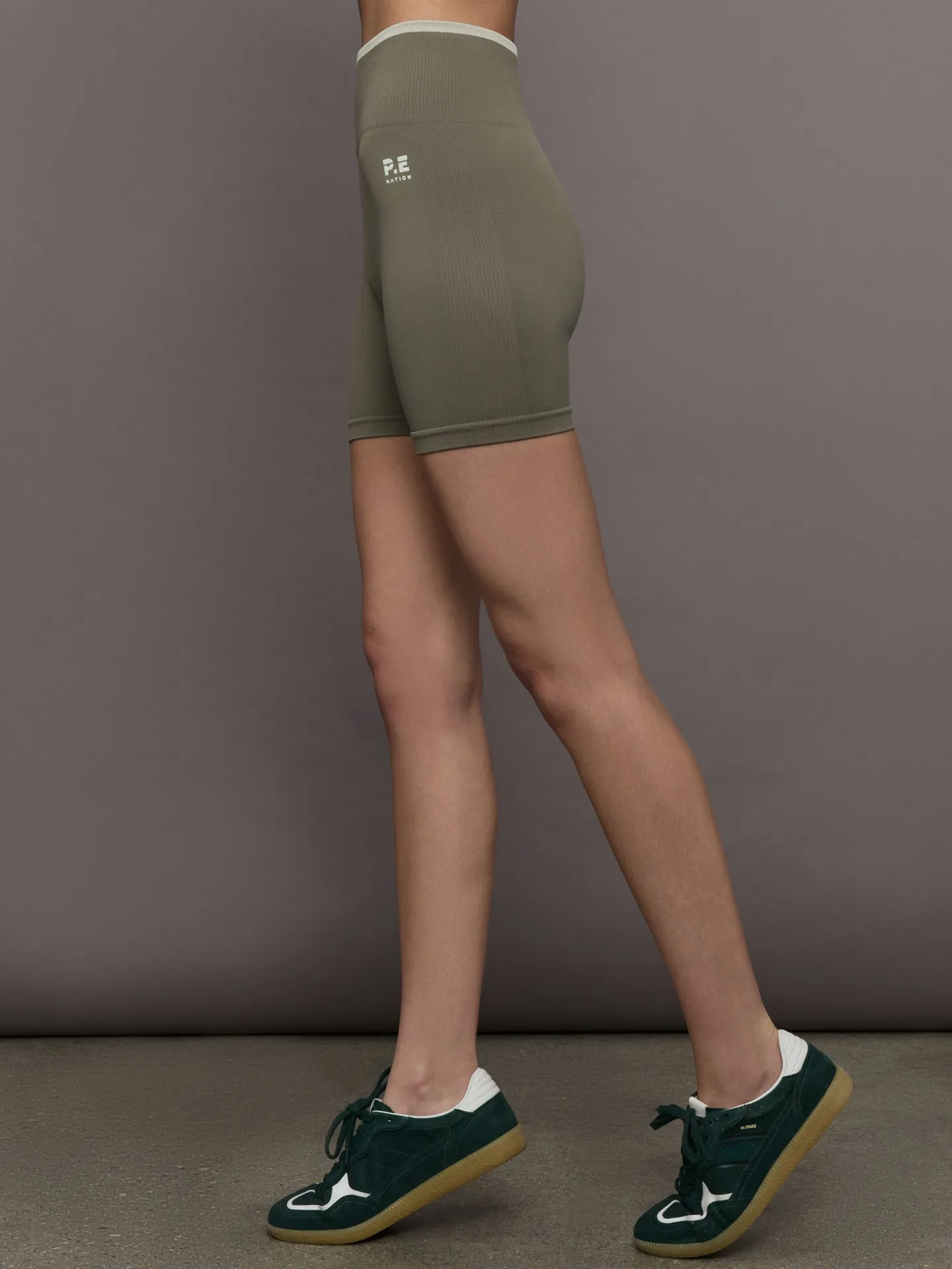 Restore Seamless Bike Short - Khaki Brown sold by Carbon38 product image thumbnail 3