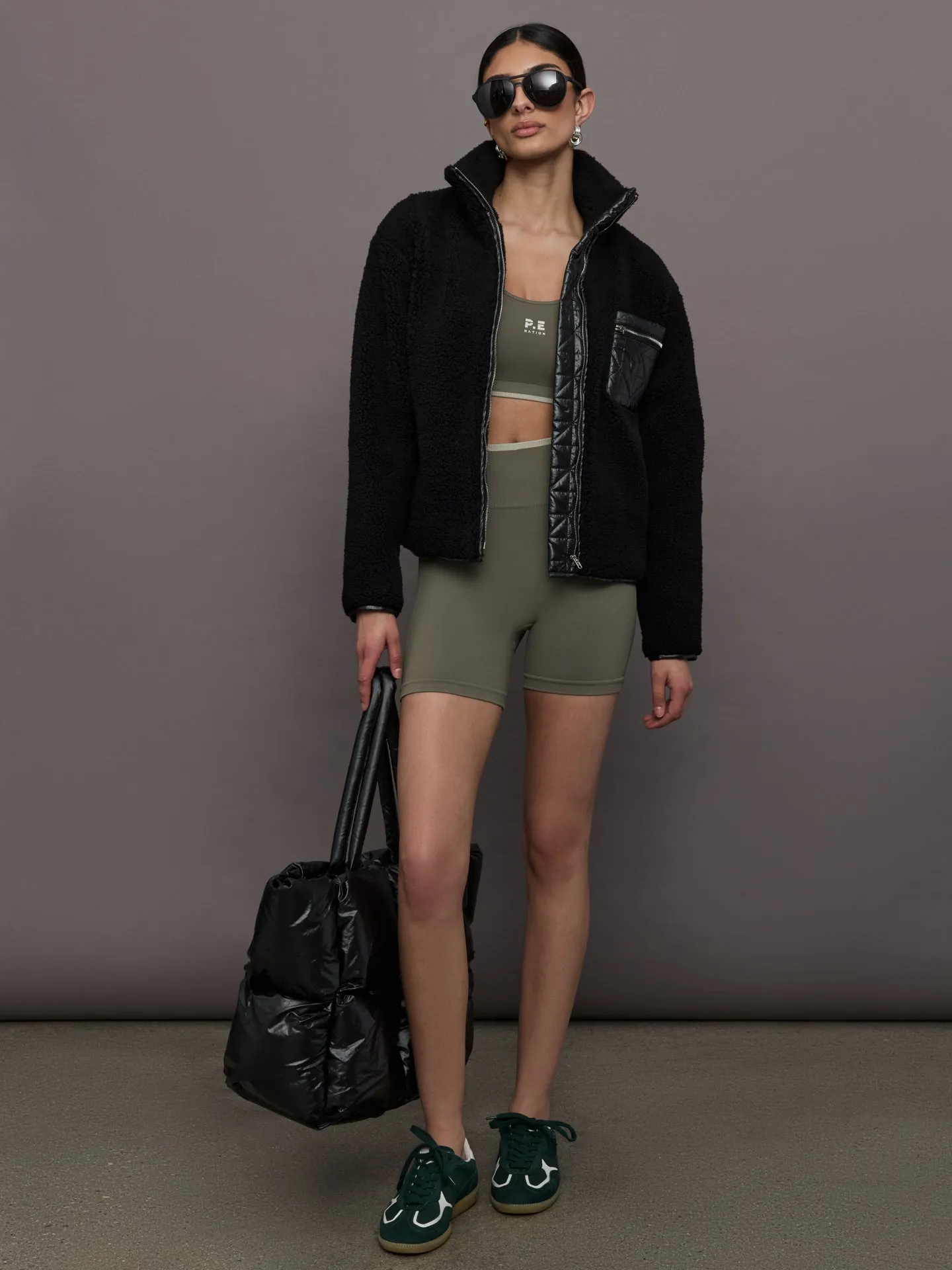 Restore Seamless Bike Short - Khaki Brown sold by Carbon38 product image thumbnail 2