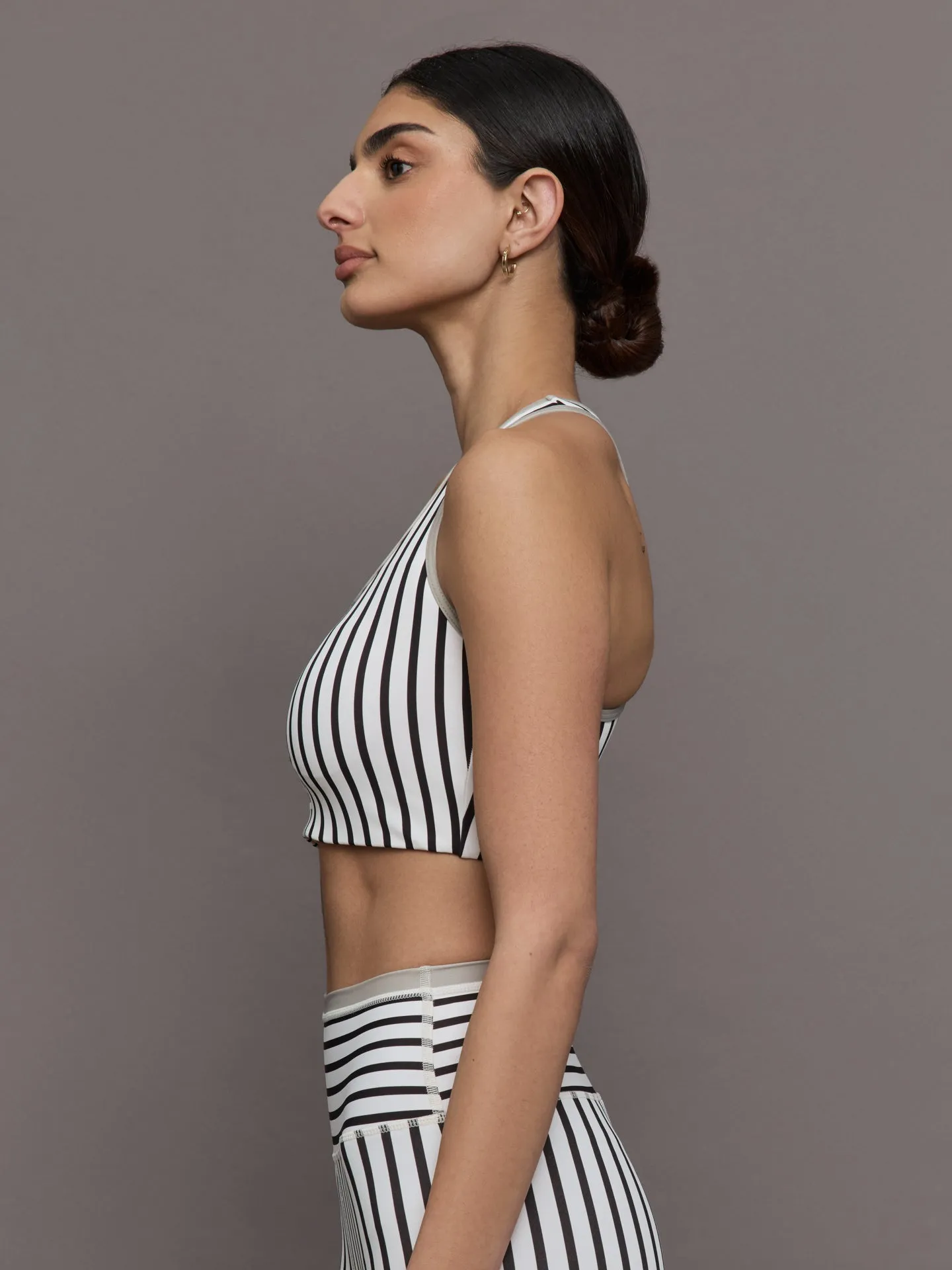 Stellar Sports Bra - Whisper White Stripe sold by Carbon38 product image thumbnail 4