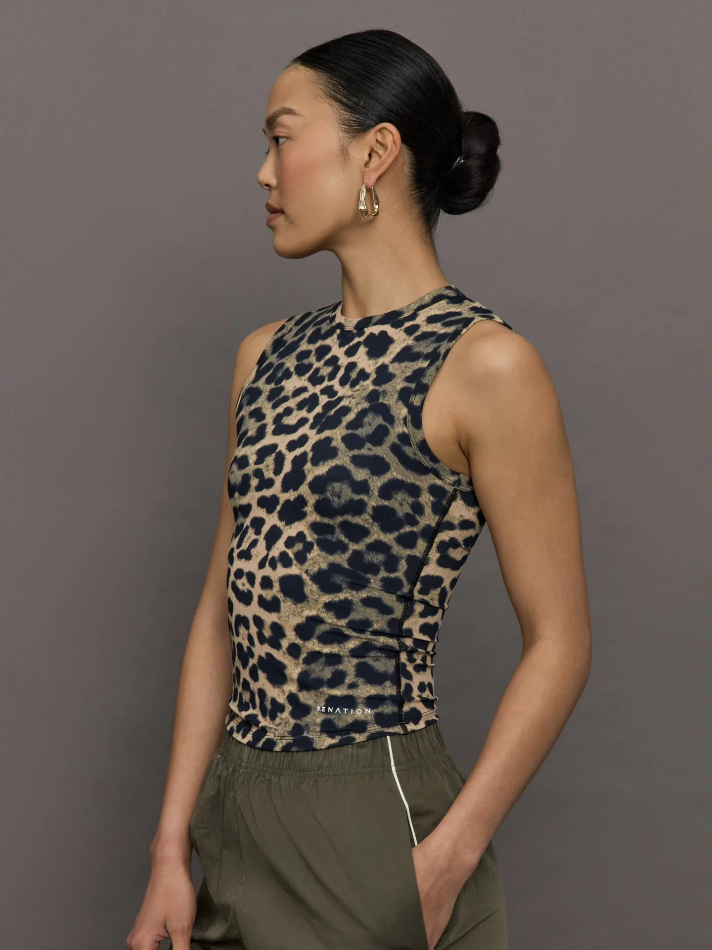 Foundation Muscle Tank - Leopard sold by Carbon38 product image thumbnail 3