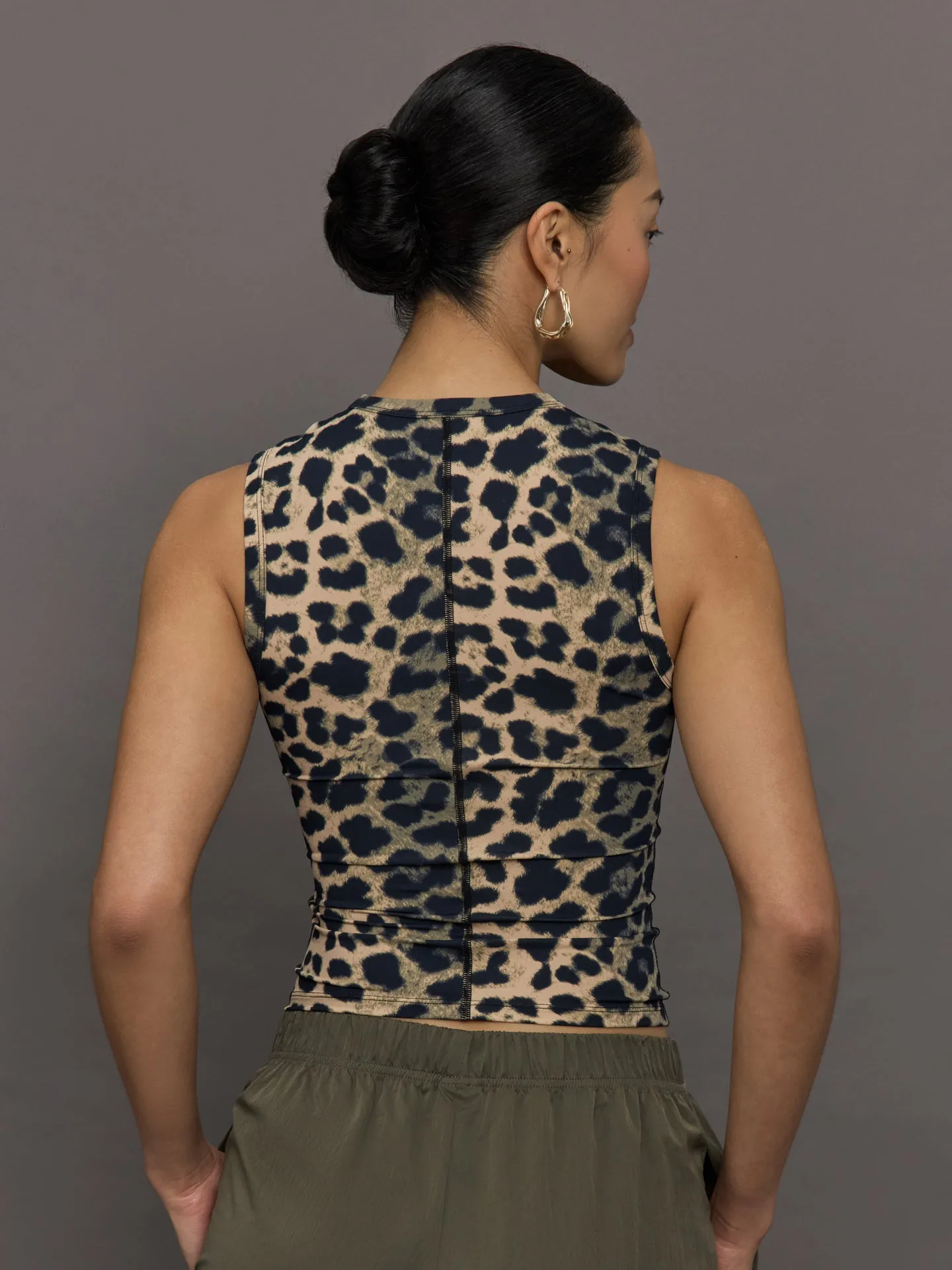 Foundation Muscle Tank - Leopard sold by Carbon38 product image thumbnail 4