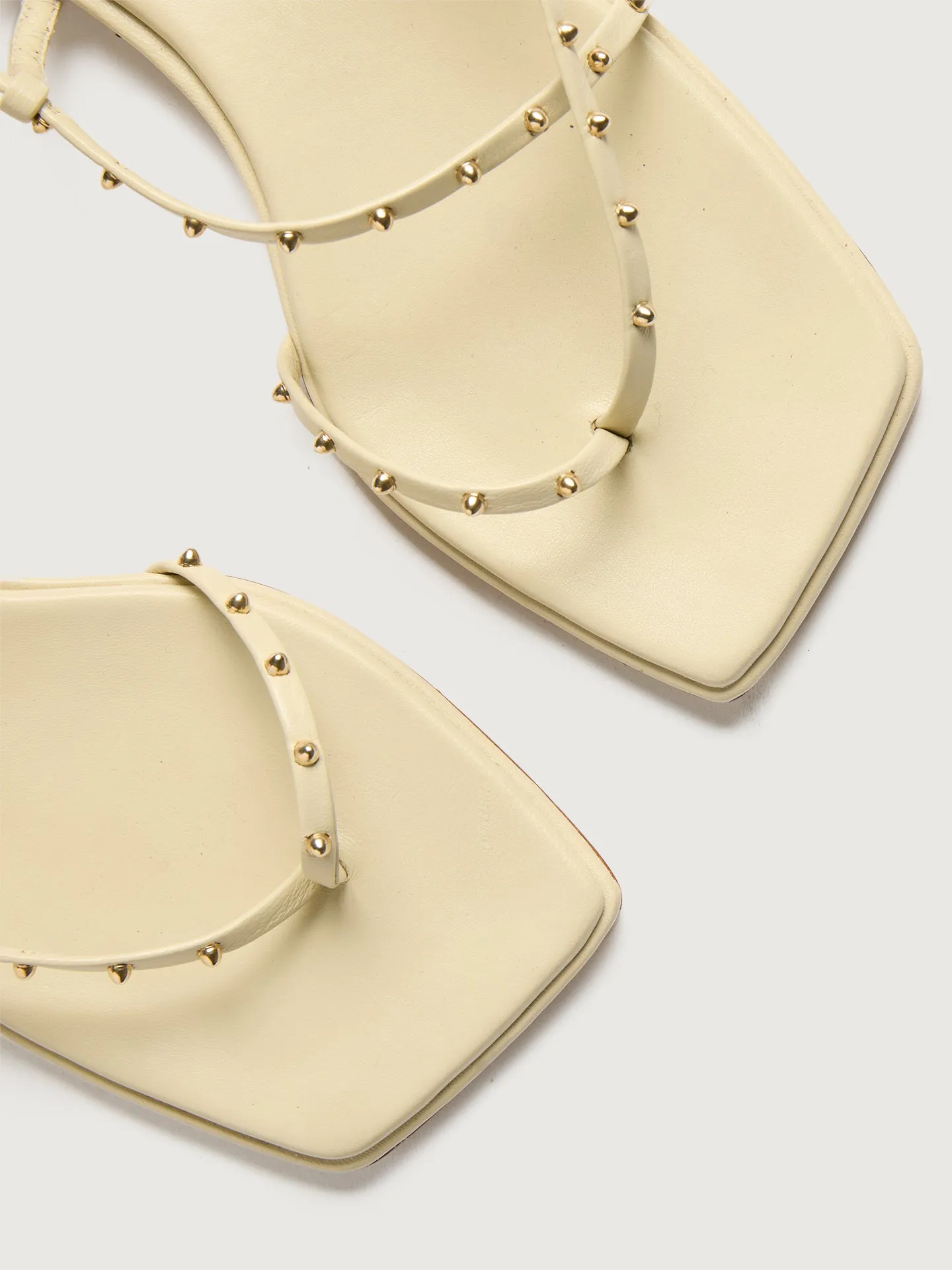 Alexia - Vanilla Calf With Gold Studs sold by Carbon38 product image thumbnail 3