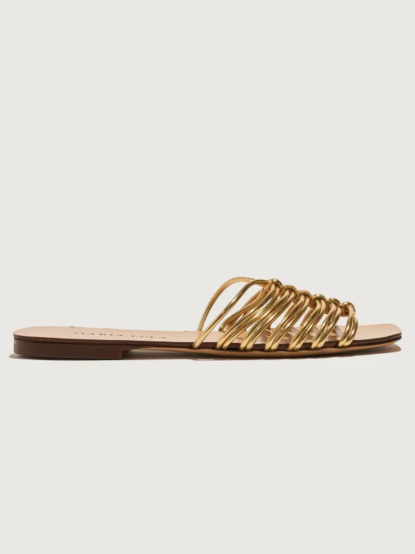 Maddalena Capri Sandal - Gold sold by Carbon38