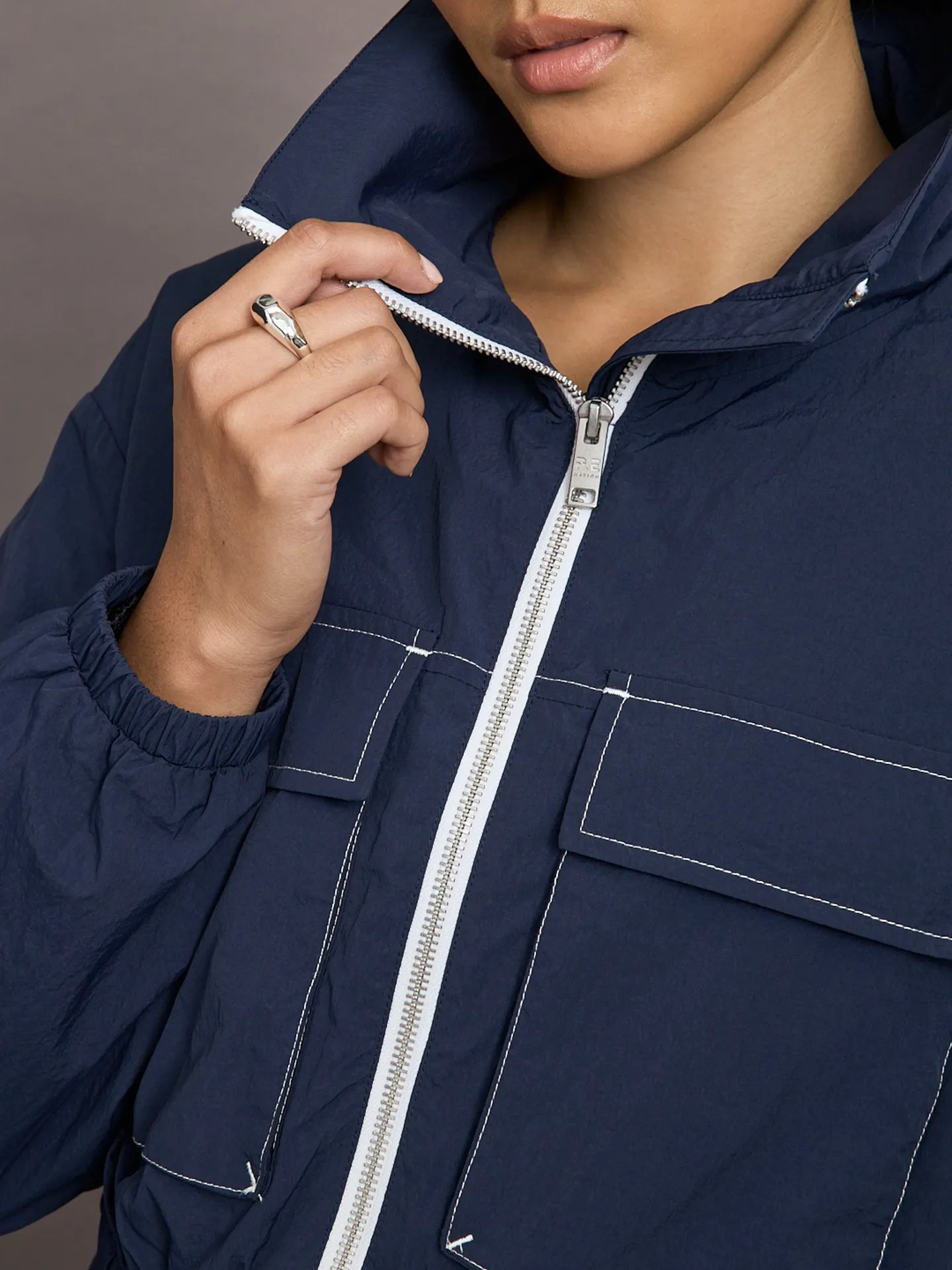 Recap Jacket - Dark Navy Blue sold by Carbon38 product image thumbnail 4