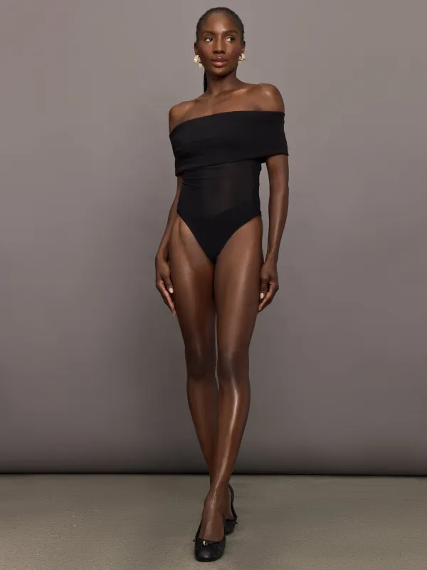 Willa Bodysuit - Black sold by Carbon38