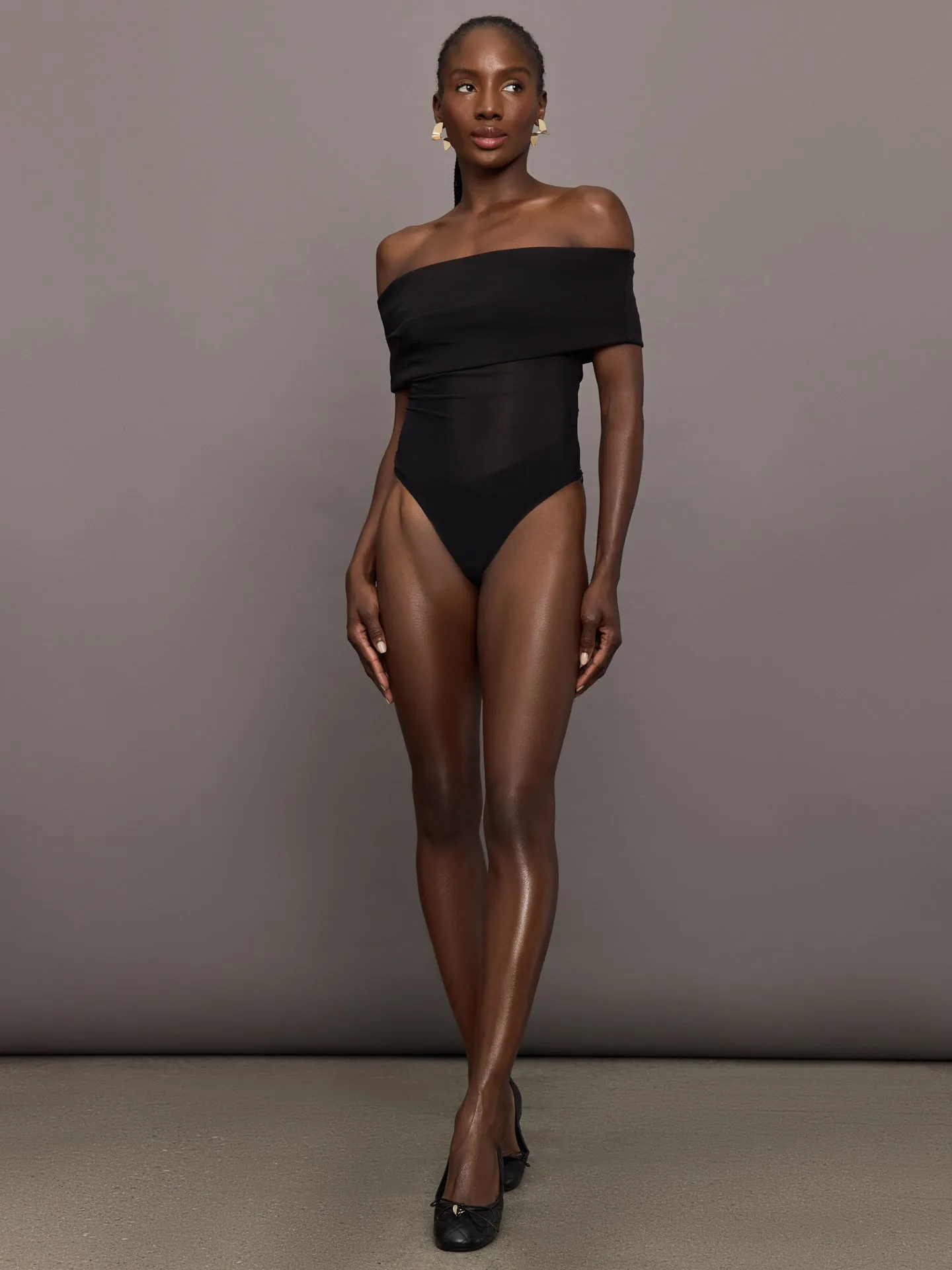Willa Bodysuit - Black sold by Carbon38