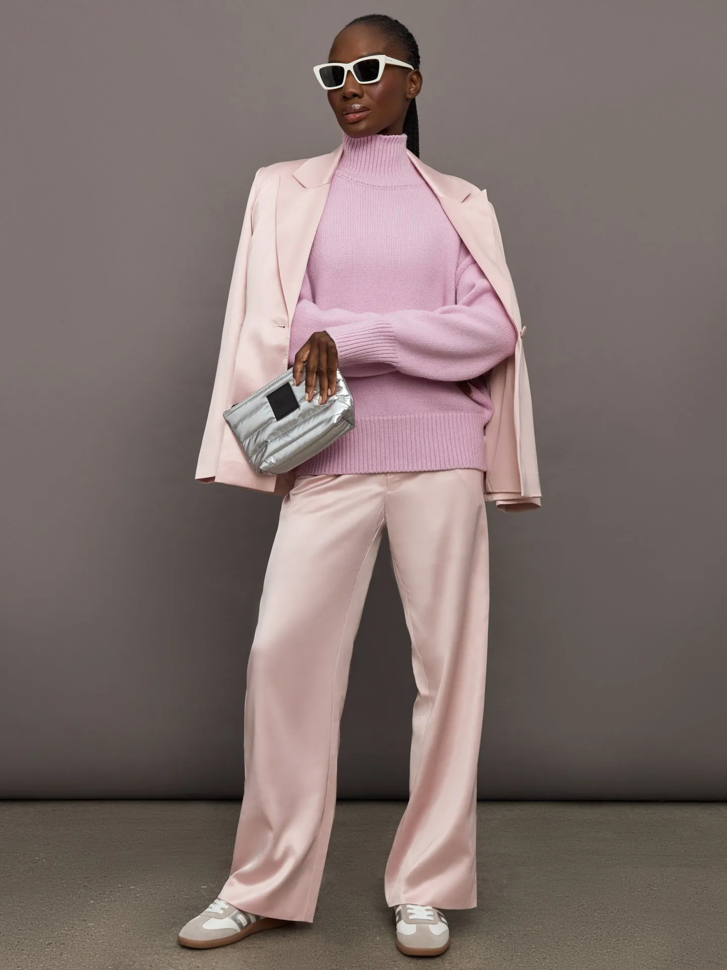 Elsa Turtleneck Sweater - Ballet Pink sold by Carbon38 product image thumbnail 2
