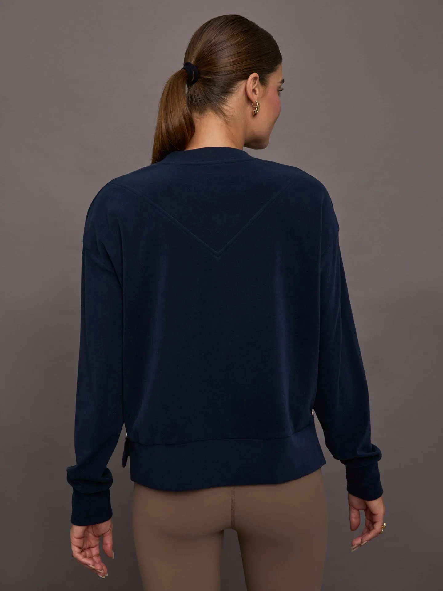 Horton Side Zip Midlayer - Dark Sapphire sold by Carbon38 product image thumbnail 5
