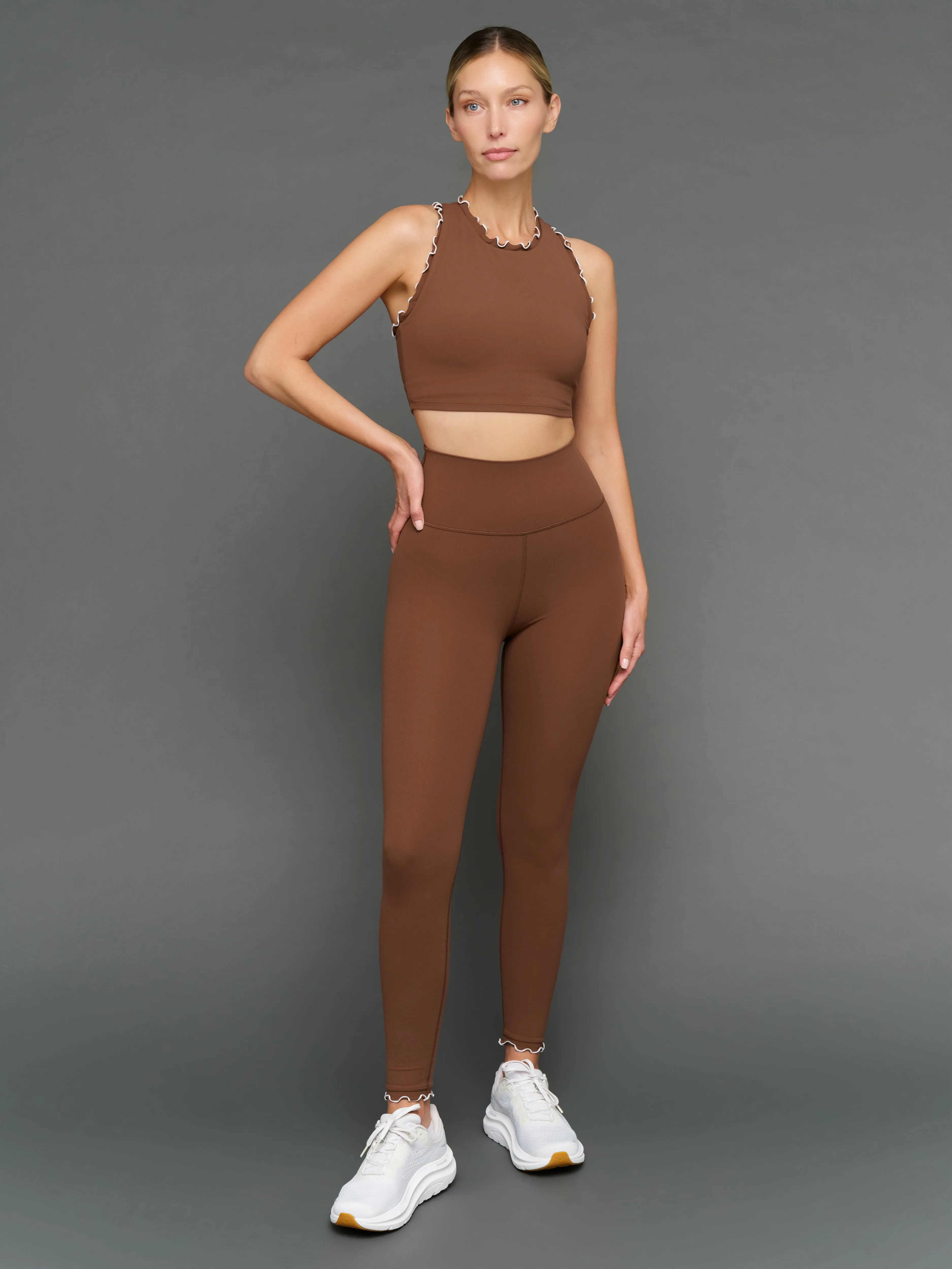 Contrast Scallop Edge Bra in Melt - Carafe/White sold by Carbon38 product image thumbnail 3