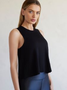 Crop Tank 2.0 - Black sold by Carbon38