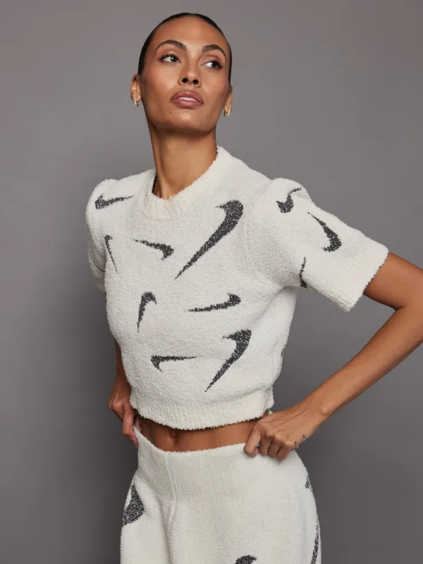 Nike Sportswear Phoenix Cozy Boucle Top - Earth/LT Orewood Brn sold by Carbon38