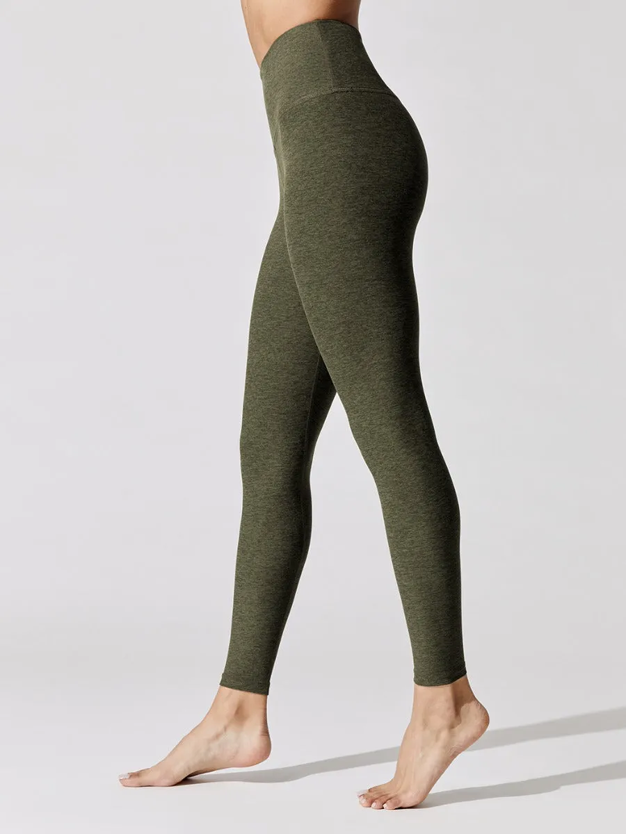 Spacedye Caught in the Midi High Waisted Legging - Eden Green sold by Carbon38