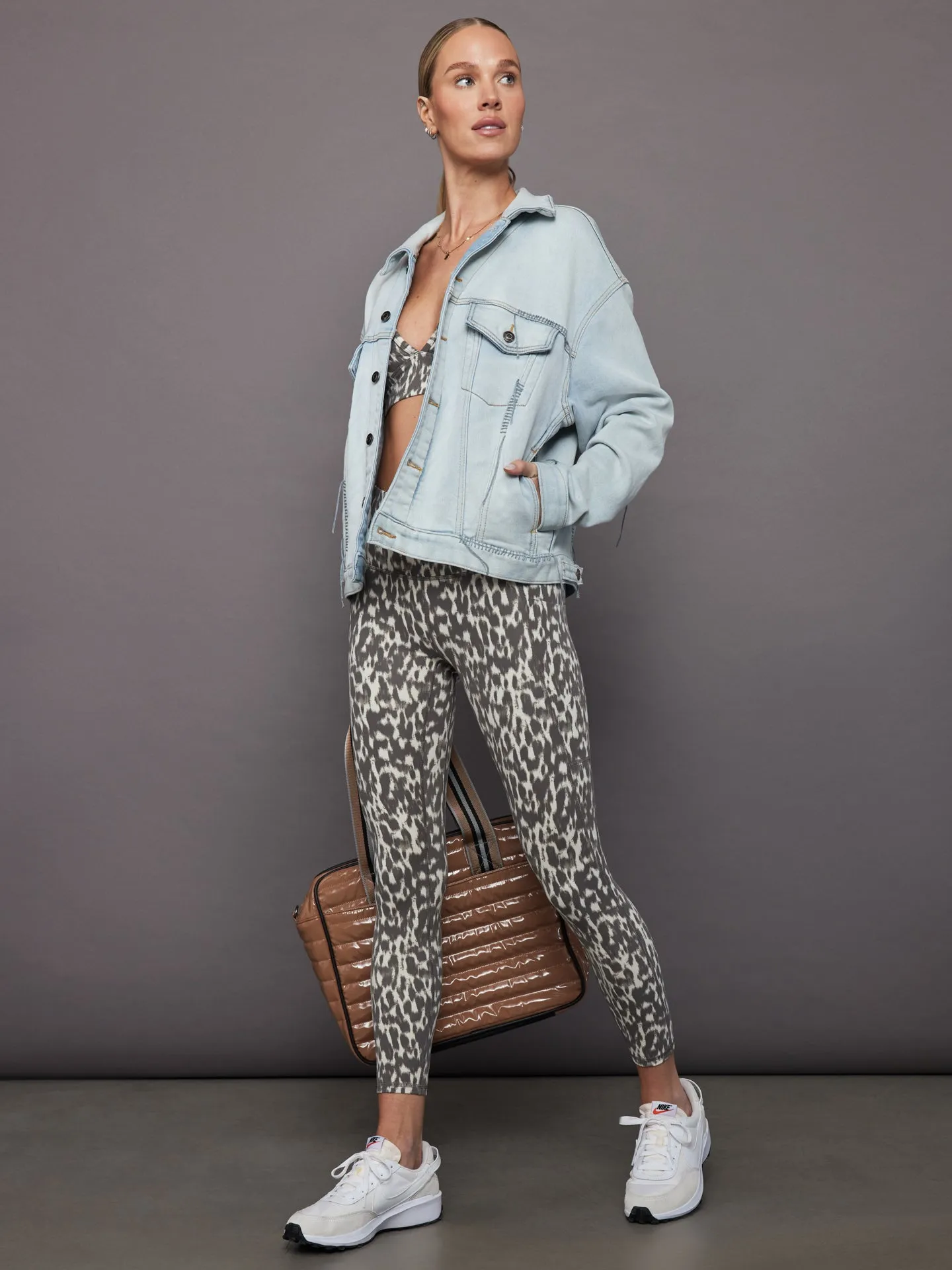 Move Pocket High Legging - Roasted Cashew Brushed Spot sold by Carbon38 product image thumbnail 2