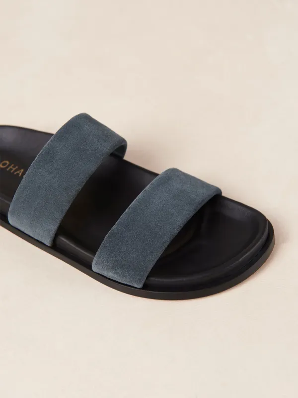 Calypso - Suede Blue Leather sold by Carbon38