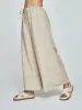 Linen Wide Leg Pant - Tan sold by Carbon38