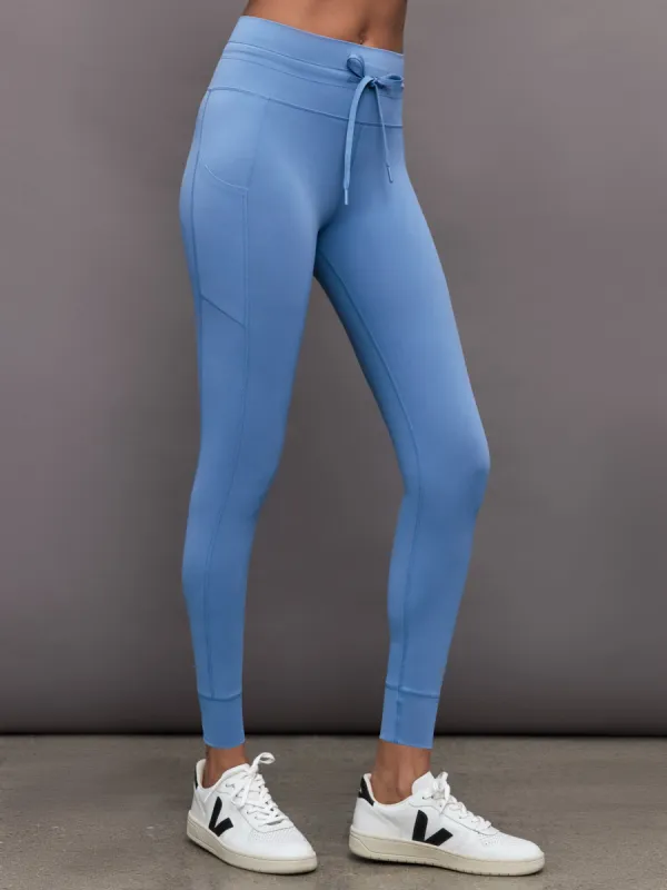 High Rise Sport Pocket Legging in Melt - Coronet Blue sold by Carbon38