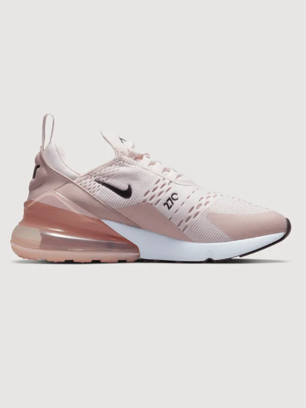 Nike Air Max 270 - LIGHT SOFT PINK/BLACK-PINK OXFORD sold by Carbon38