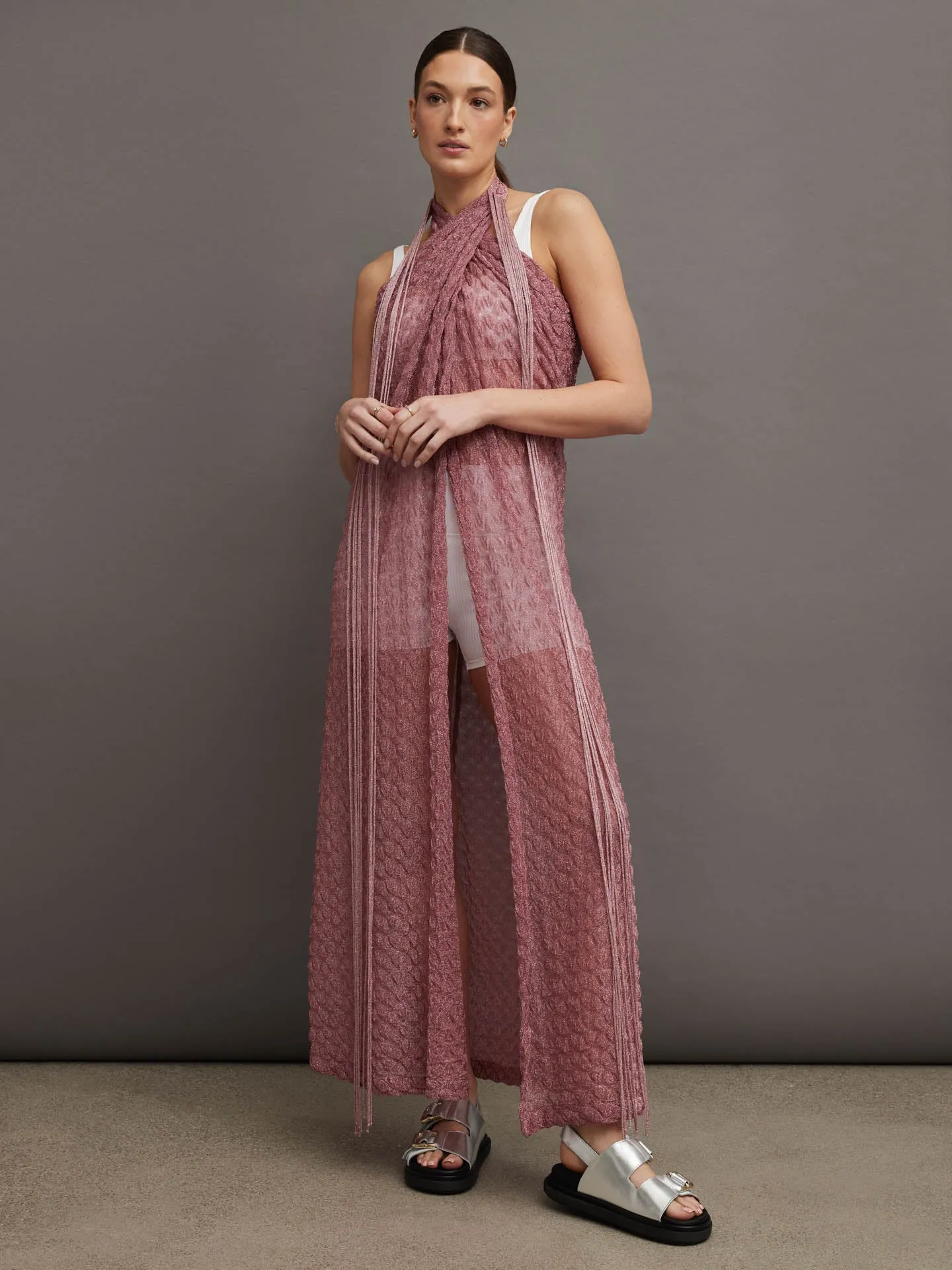 Long Cover Up - Pink sold by Carbon38