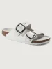 Arizona Big Buckle - White Leather sold by Carbon38