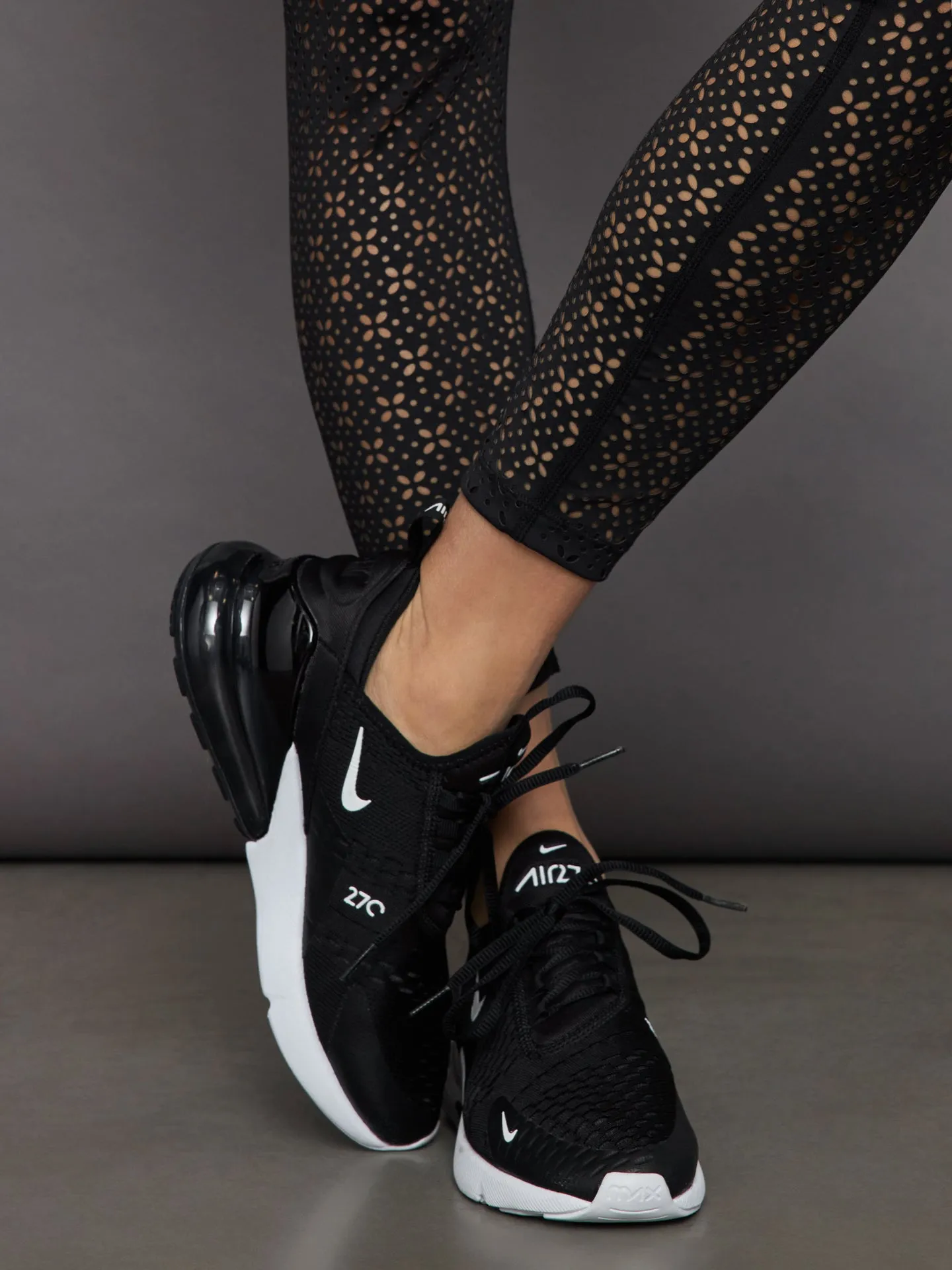 Laser Cut Legging in Diamond Compression - Black sold by Carbon38 product image thumbnail 5