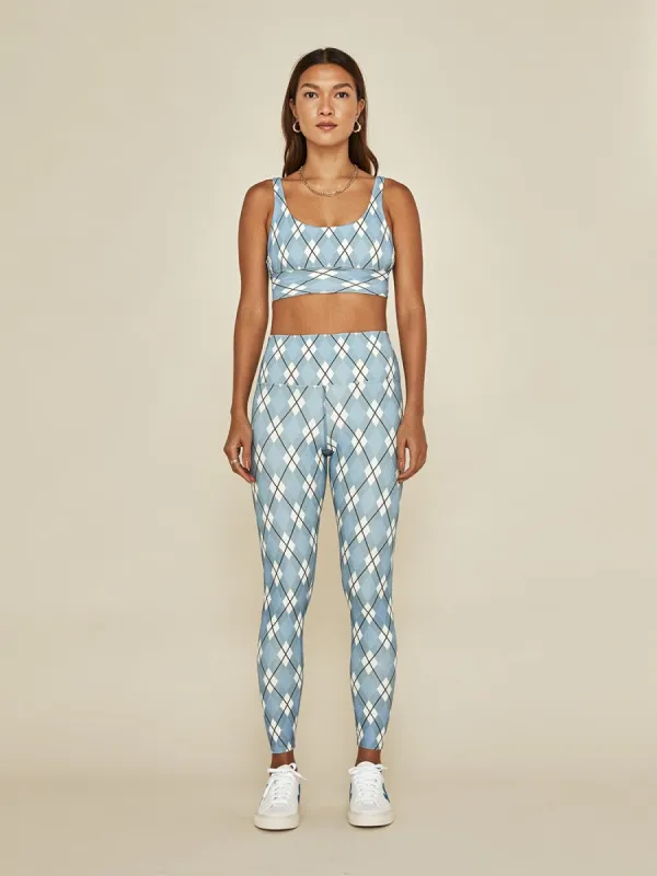 Ayla Legging - Ivory Argyle sold by Carbon38